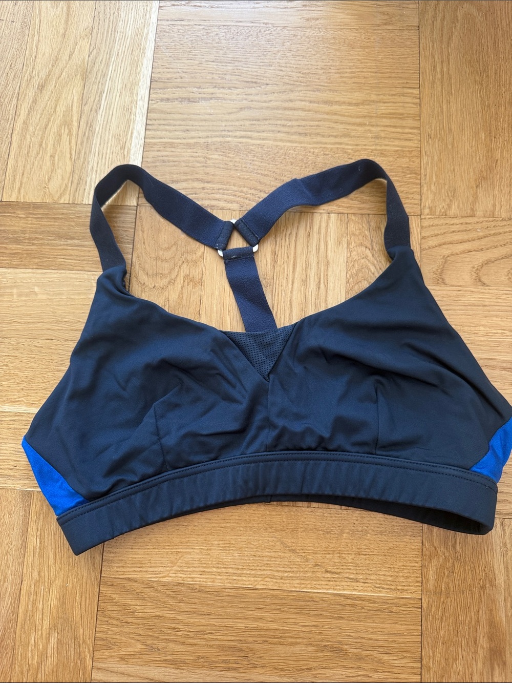 The Upside Black & Blue Sports Bra